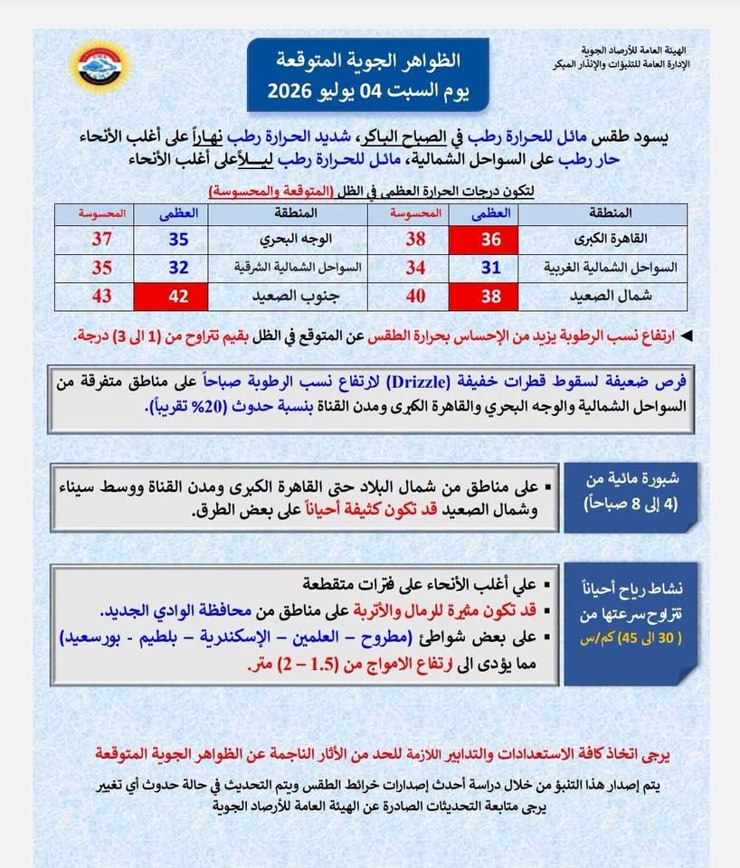 الطقس&nbsp;