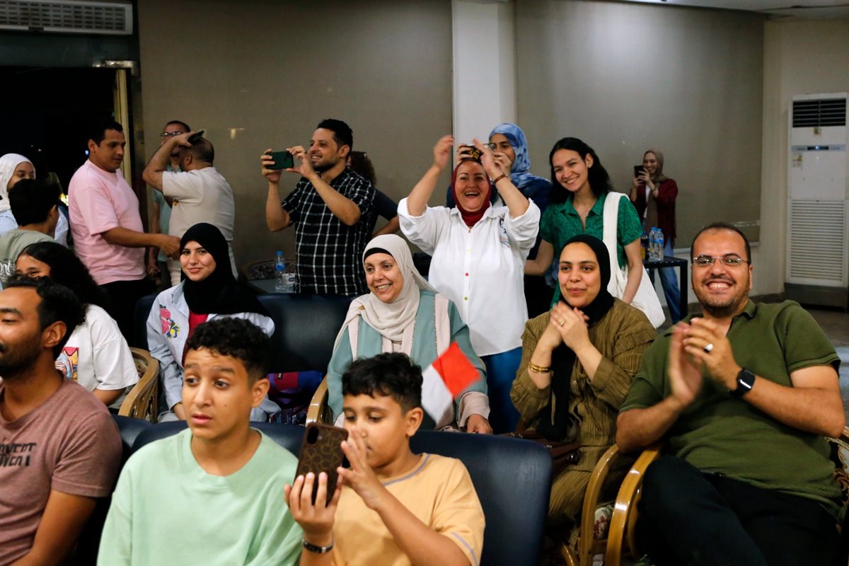 <strong>نقابة الصحفيين تحتفل بتأهل مصر إلى دور الـ 16</strong>