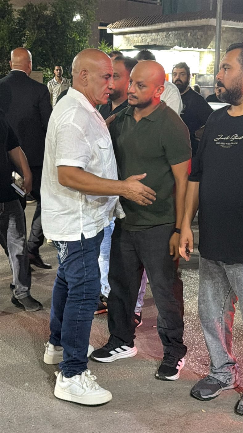 <strong>مراسم عزاء المنتج الفني الراحل ياسر صبحي</strong>