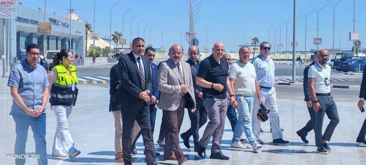 <strong>جولة تفقدية بمطار الغردقة الدولي</strong>