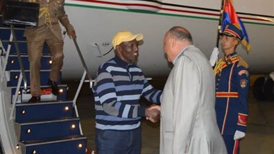 وزير الخارجية يستقبل رئيس جمهورية كينيا بمطار القاهرة