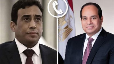 «السيسي» يجرى اتصالاً مع رئيس المجلس الرئاسي الليبي