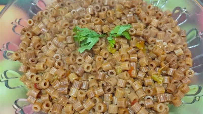مكرونة محمرة بالشوربة