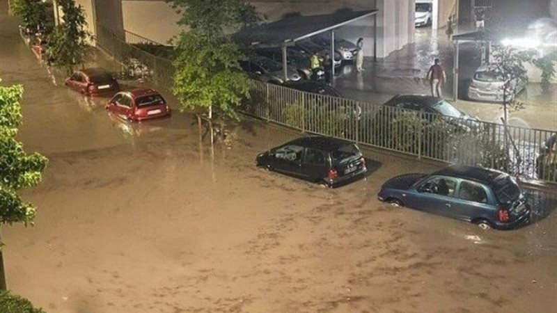 لأمطار الغزيرة بشمال إسبانيا