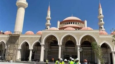معدلات إنجاز المنطقة التراثية في العلمين