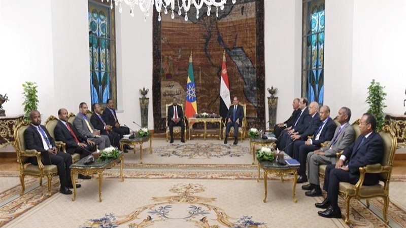 السيسي وآبي آحمد - أرشيفية