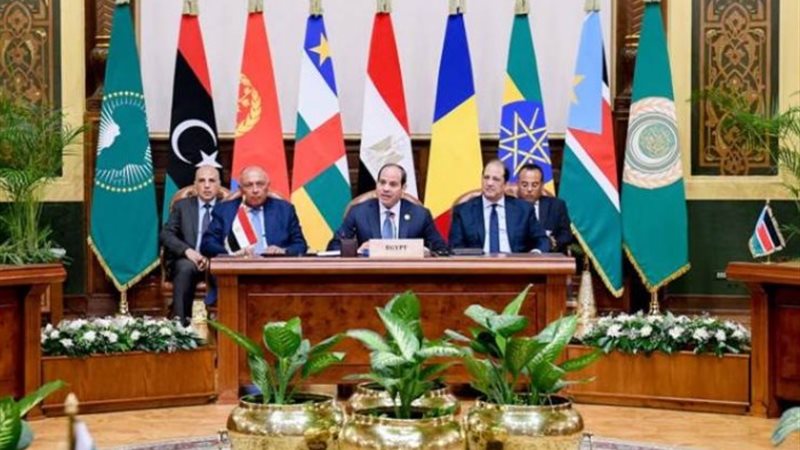 الرئيس عبدالفتاح السيسى فى قمة دول جوار السودان