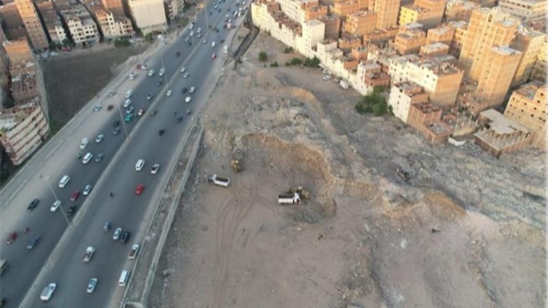 المنطقة المحيطة بالمتحف المصرى الكبير