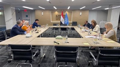 «السعيد» تلتقي مسئولي برنامج الأمم المتحدة للمستوطنات البشرية