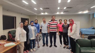 إنشاء وحدة للطب الرياضي بالمركز الأولمبي في المعادي