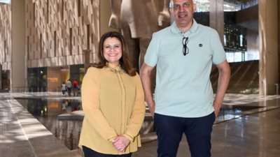 وزيرة الهجرة تلتقى «جون المصرى»