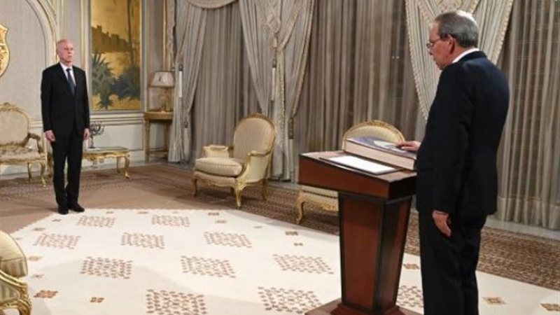 الرئيس التونسى ورئيس الحكومة الجديد