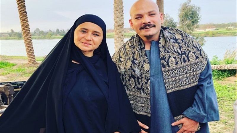 الفنان كريم عبدالقوي والفنانة ننلي كريم
