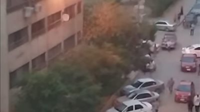 اندلاع حريق بشقة سكنية داخل برج في مدينة نصر