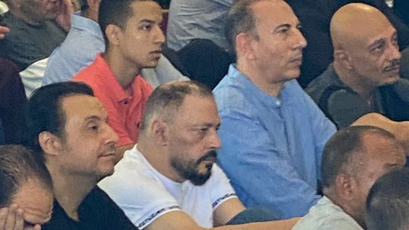 عمرو عبدالجليل من جنازة شقيقه