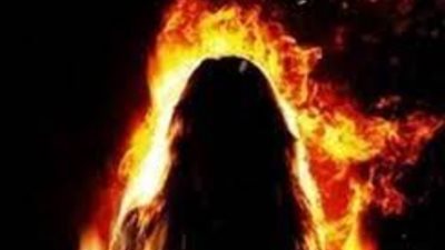 زوجة تشعل النيران في نفسها داخل شقة الزوجية بالإسكندرية