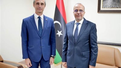 عبد الله اللافي يستقبل سفير إيطاليا لدى ليبيا لبحث العلاقات الثنائية بين البلدين