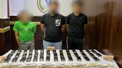 أسلحة نارية وذخيرة.. حملات أمنية لضبط مروجي المخدرات