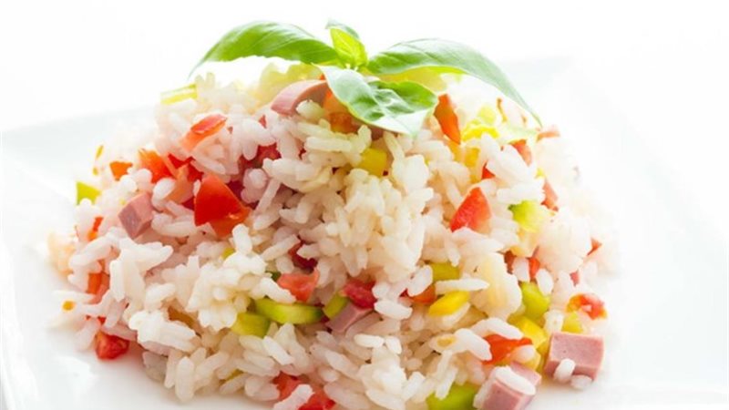 سلطة الأرز