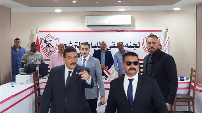 عماد البناني داخل مقر الزمالك