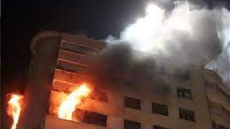 صورة من الحريق
