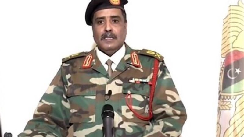 المتحدث باسم الجيش الليبي أحمد المسماري