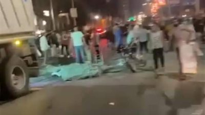 «كانا يستقلان موتوسيكل».. مصرع شخص وإصابه نجله في حادث دهس بحلمية الزيتون