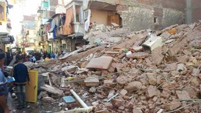 مصرع فتاة إثر انهيار عقار بالعمرانية