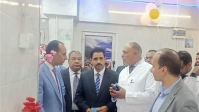 رئيس «النوبارية الجديدة» يفتتح مركز الغسيل الكلوي بالمستشفى المركزي