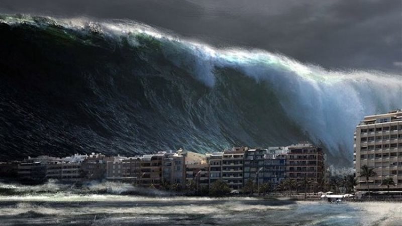 صورة تخيلية لغرق الأسكندرية