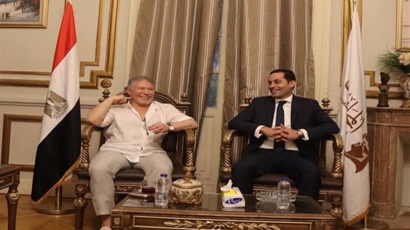 جانب من استقبال أحمد الطنطاوي بالمحافظين