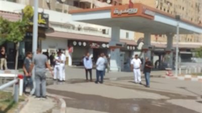 بالصور .. اخماد حريق بمحطة وقود في مدينة نصر  و3 مصابين