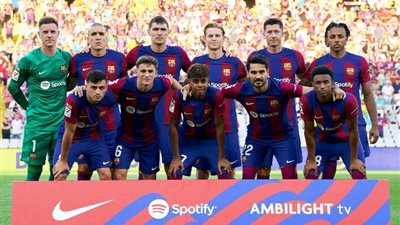 الدوري الإسباني.. تشكيل برشلونة الرسمي أمام إشبيلية