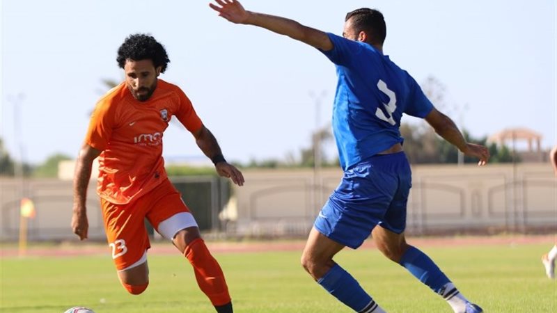 لقطة من المباراة