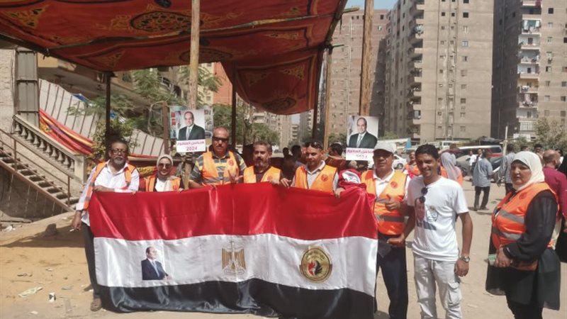أمانة القاهرة بحزب حماة الوطن يحتشدون لتحرير توكيلات دعم ال