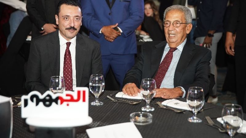 السيد عمرو موسى المهندس محمد رزق