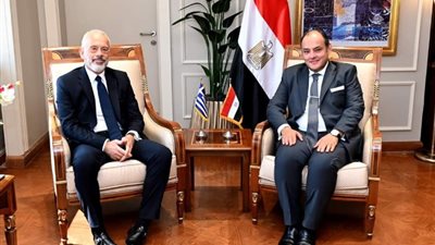 وزير التجارة والسفير اليونانى يبحثان سبل تعزيز العلاقات الاقتصادية بين البلدين