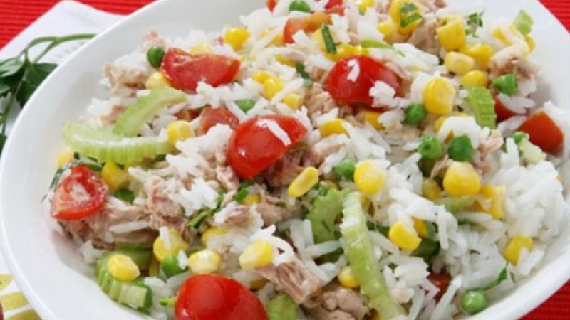 سلطة الأرز
