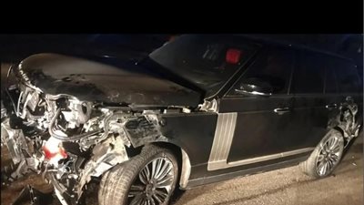 رد مفاجىء من «بوسي» بعد نجاة طليقها هشام ربيع من حادث سير ( صور )