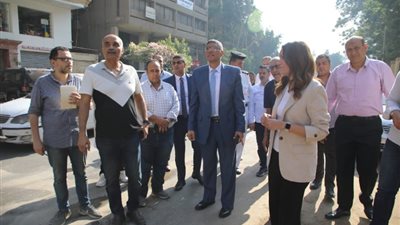 تطوير محيط نادي الصيد، محافظ الجيزة يوجه بعدم المساس بأي مسطحات خضراء