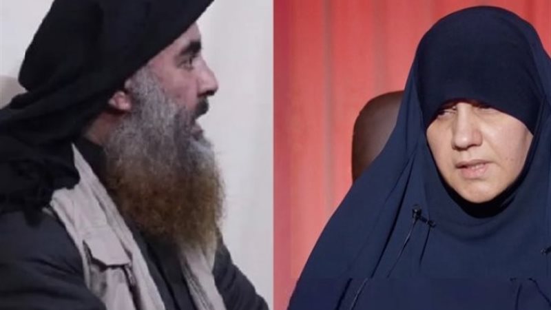 أرملة زعيم داعش الإرهابي