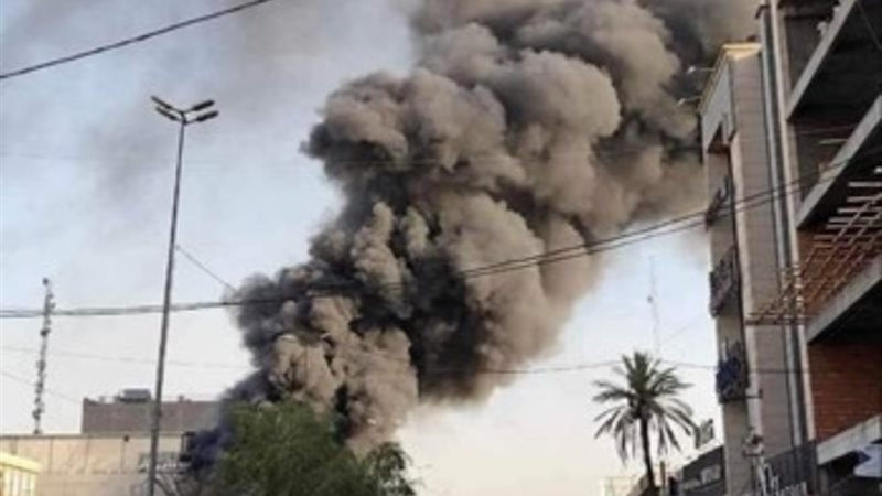 صورة من الحريق_ أرشيفية