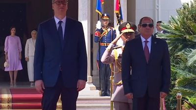 الرئيس السيسي: نتطلع لدفع العلاقات الثنائية مع صربيا