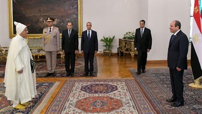 الرئيس السيسي يتسلم أوراق اعتماد 12 سفيراً جديداً