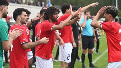 أول لقطات من مباراة منتخب مصر الأولمبي أمام أوكرانيا