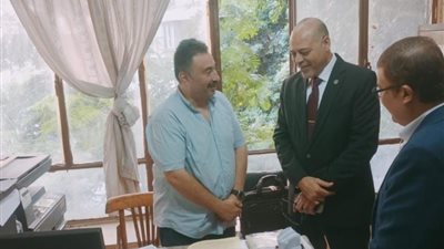 محمد جبران يجري زيارة مفاجئة لمديرية عمل الجيزة (صور)