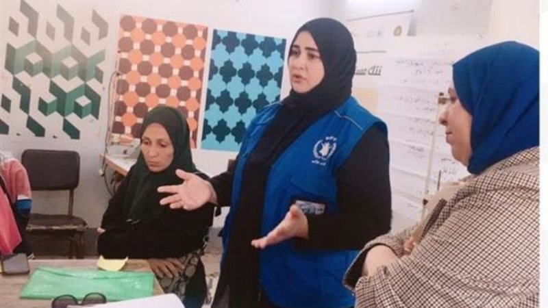 جانب من التدريب المهني