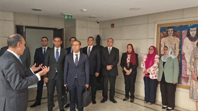 وزير الخارجية يتفقد السفارة المصرية في عَمان