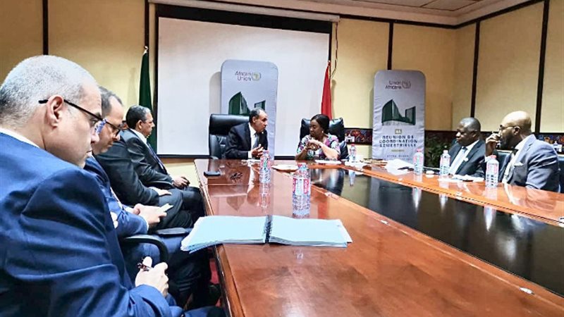 وزير الخارجية يلتقي وزراء خارجية غانا والجزائر والسنغال وال