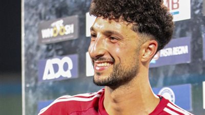 وسام أبو علي أفضل لاعب في مباراة الأهلي وبيراميدز بالدوري